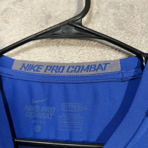 Nike Pro Combat Dri-FIT Shirt Mens Large Long Sleeve Compression Lightweight - Picture 6 of 12